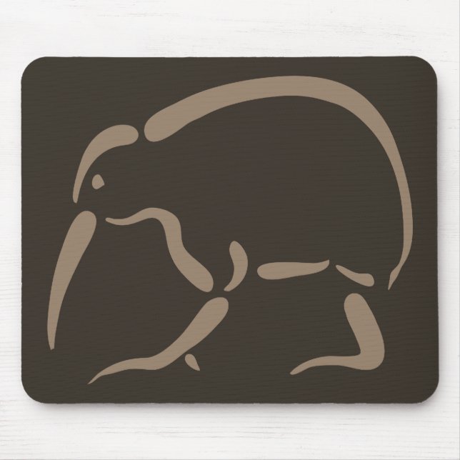 Stylised Kiwi Mouse Pad (Front)