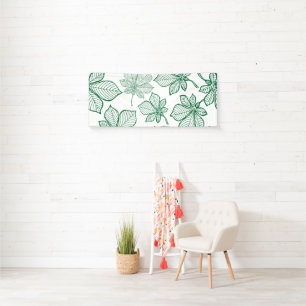 Stylised leaves 5 banner