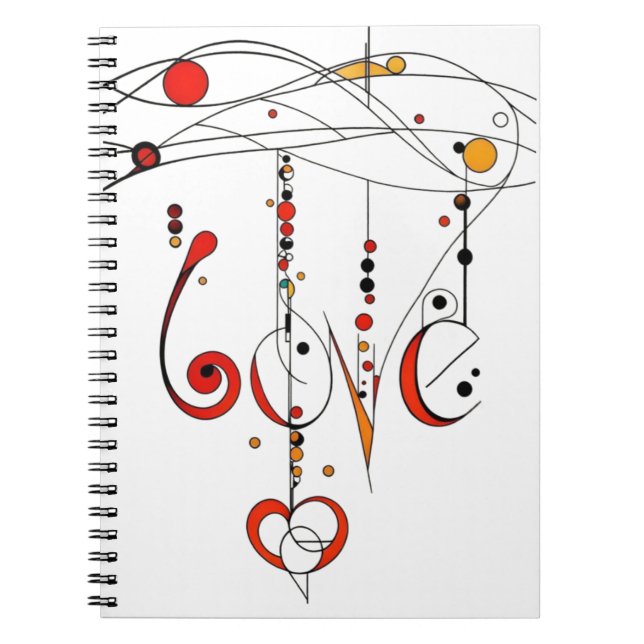 Stylised LOVE Notebook (Front)