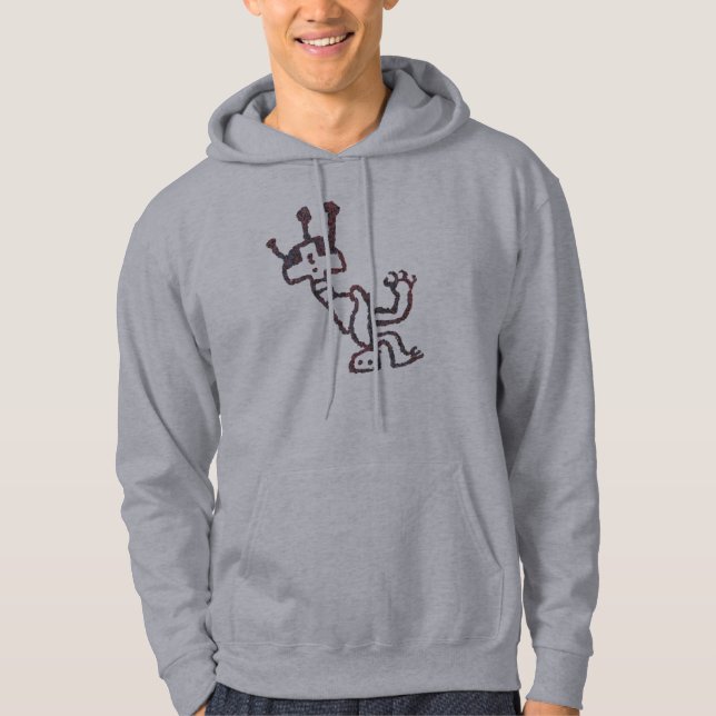 Stylised Mythical Figure Hoodie (Front)