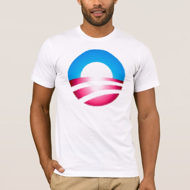 Stylised Obama "O" T-shirt (Front)