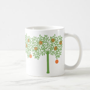 Stylised Orange Tree Coffee Mug