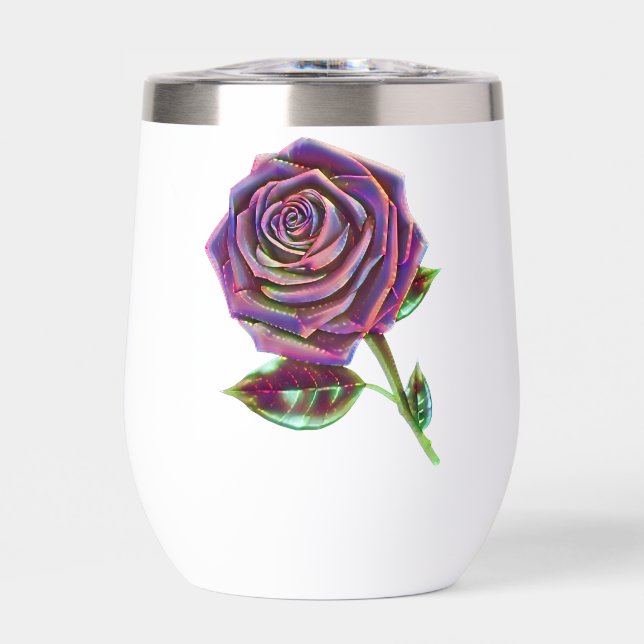Stylised Oversized Rose - Holiday (Front)