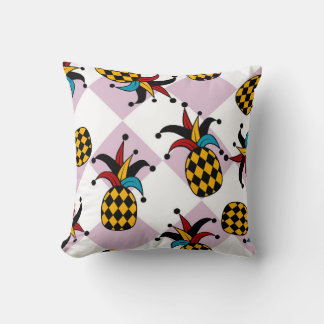 Stylised pineapple. Hat and rhombus Harlequin. Sea Cushion