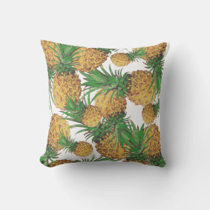 Stylised Pineapples Pattern Cushion Pillow