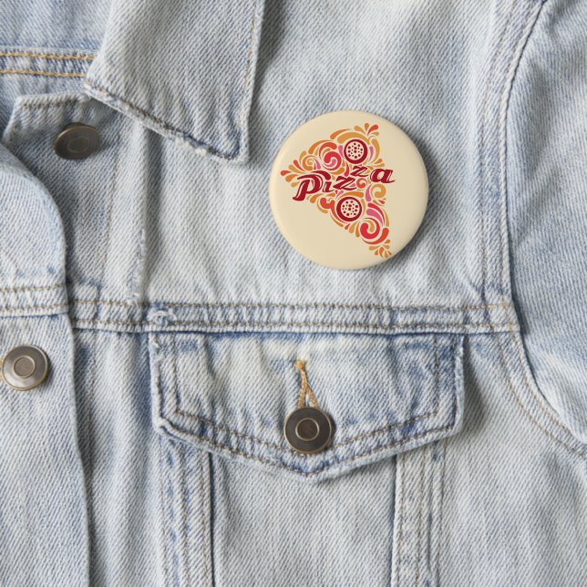 Stylised Pizza Slice button (In Situ)