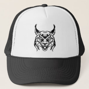 Stylised portrait of Bobcat Trucker Hat