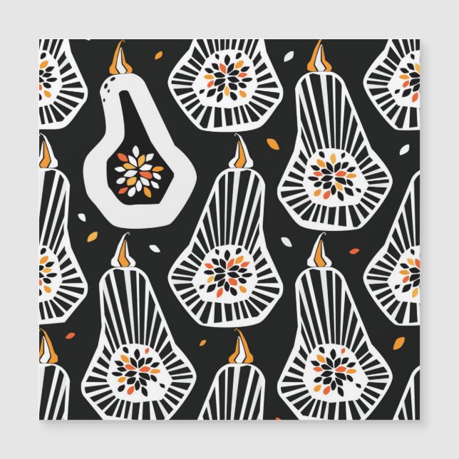Stylised Pumpkins Seeds: Seamless Design (Front)