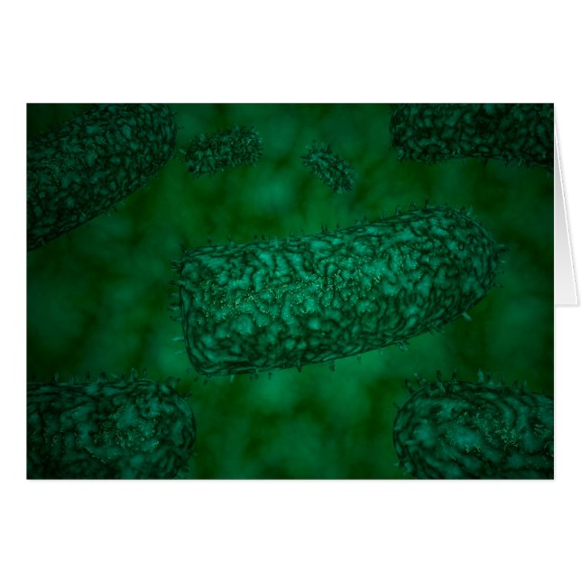 Stylised Rabies Virus Particles 1 (Front Horizontal)