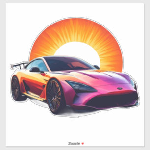 Stylised Racing Sports Car