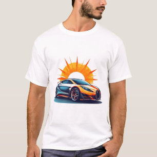 Stylised Racing Sports Car T-Shirt