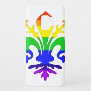 Stylised Rainbow Fleur de Lis Case-Mate Samsung Galaxy S9 Case