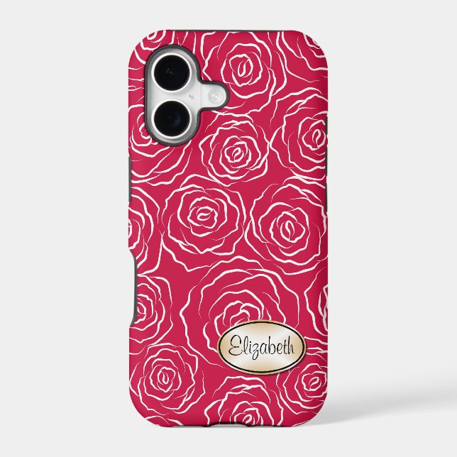 Stylised Rose Garden Pattern | iPhone 5 Case (Back)