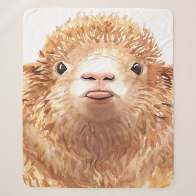 Stylised Sheep Lovers | Gitfs For Child Sherpa Blanket (Front)