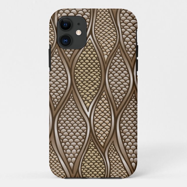 Stylised snake skin Case-Mate iPhone case (Back)