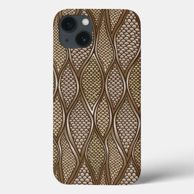 Stylised snake skin Case-Mate iPhone case (Back)