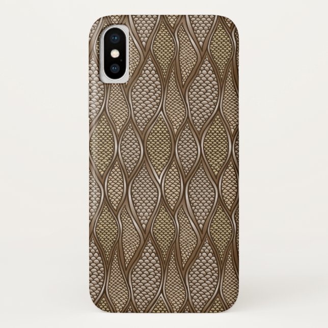 Stylised snake skin Case-Mate iPhone case (Back)