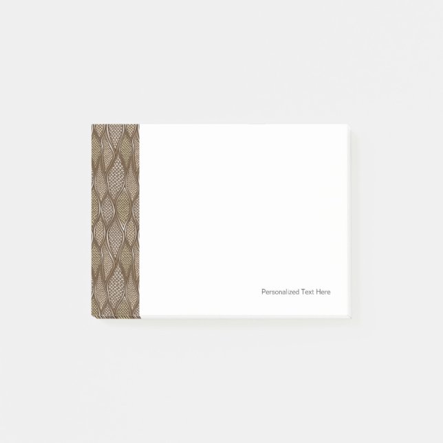 Stylised snake skin post-it notes (Front)