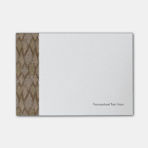 Stylised snake skin post-it notes