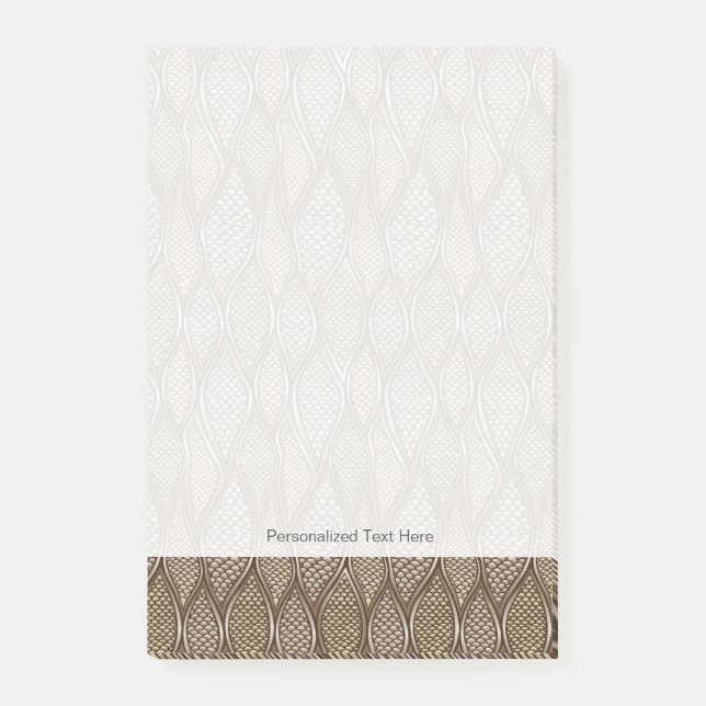 Stylised snake skin post-it notes (Front)