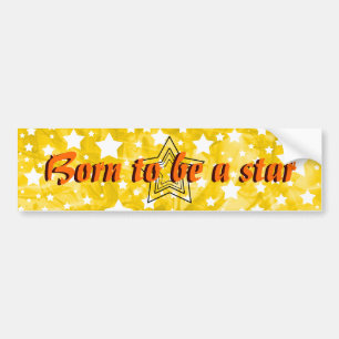 Stylised Star Bumper Sticker