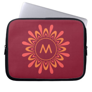 Stylised Sun Pattern custom monogram sleeves
