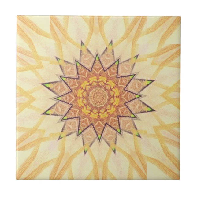 Stylised Sun Tile (Front)