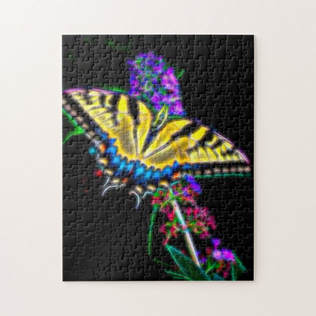 Stylised Swallowtail Butterfly   jigsaw puzzle (Vertical)