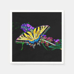Stylised Swallowtail Butterfly Napkin