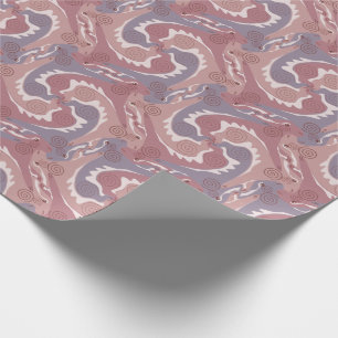 Stylised Swirling Hares Tesselation 2 Wrapping P Paper
