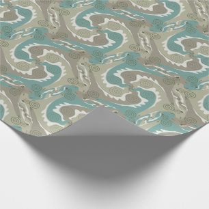 Stylised Swirling Hares Tesselation 4 Wrapping P Wrapping Paper
