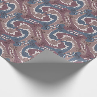 Stylised Swirling Hares Tesselation 7 Wrapping P Paper