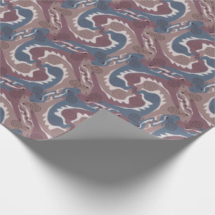 Stylised Swirling Hares Tesselation 7 Wrapping P Wrapping Paper