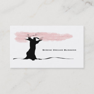 Stylised Tree Blossoms Business Card