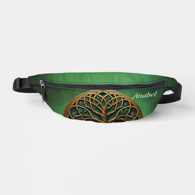 Stylised tree of life  bum bags (Front)