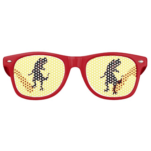 Stylised Tyrannosaurus Retro Sunglasses (Front)