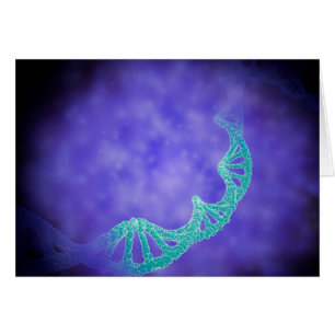 Stylised View Of Strands Of Human DNA