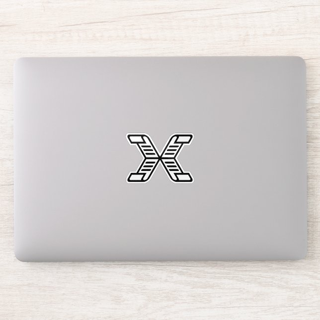 Stylised X Letter Monogram (Computer)