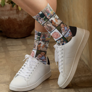 Stylish 17 Photo Collage Cosy Socks