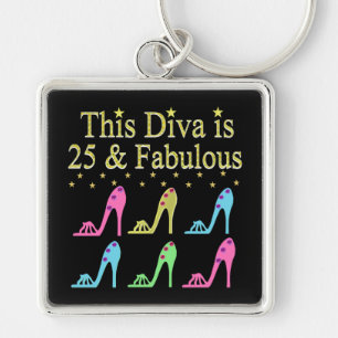 STYLISH 25 & FABULOUS SHOE QUEEN DESIGN KEY RING
