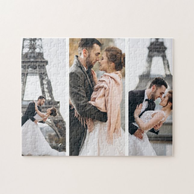 Stylish 3 Photo Gallery Jigsaw Puzzle (Horizontal)