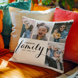Stylish 4 Photo Cushion