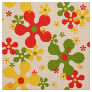 stylish 60s 70s retro mod fabric