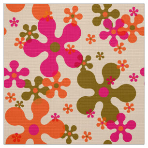 stylish  60s 70s retro mod fabric