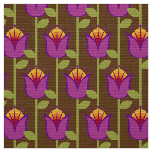 stylish  70s 60s retro mod fabric (Swatch)