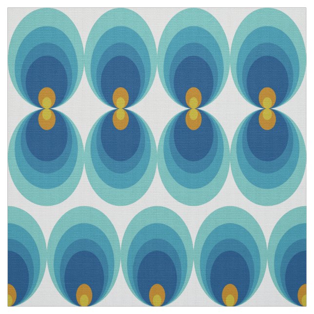 stylish  70s 60s retro mod fabric (Swatch)