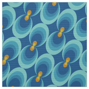 stylish  70s 60s retro mod fabric