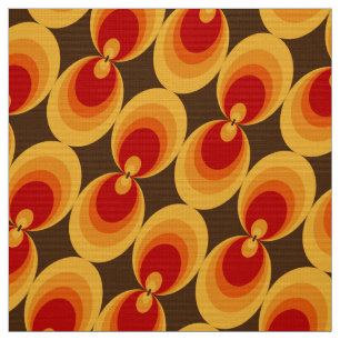 stylish  70s 60s retro mod fabric