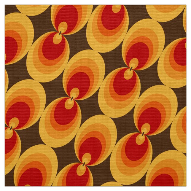 stylish  70s 60s retro mod fabric (Swatch)