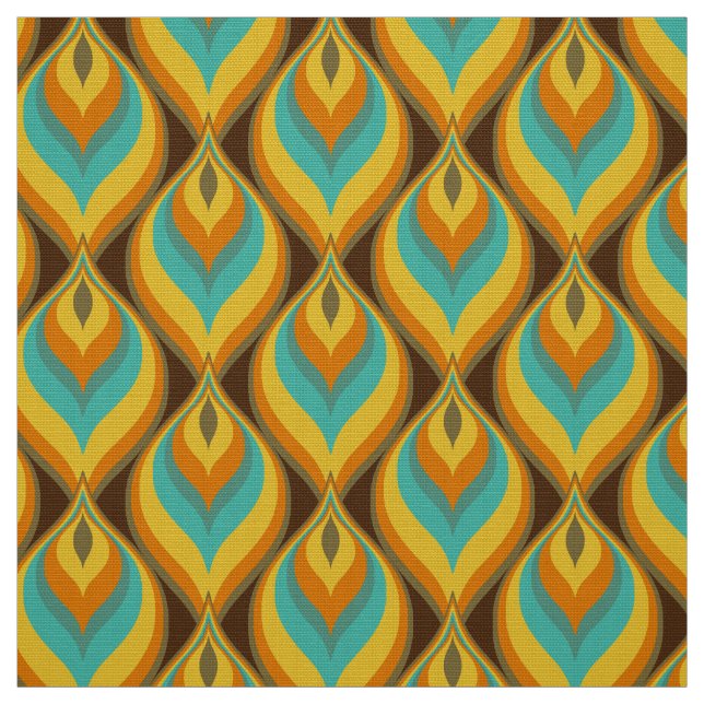 stylish  70s retro mod fabric (Swatch)